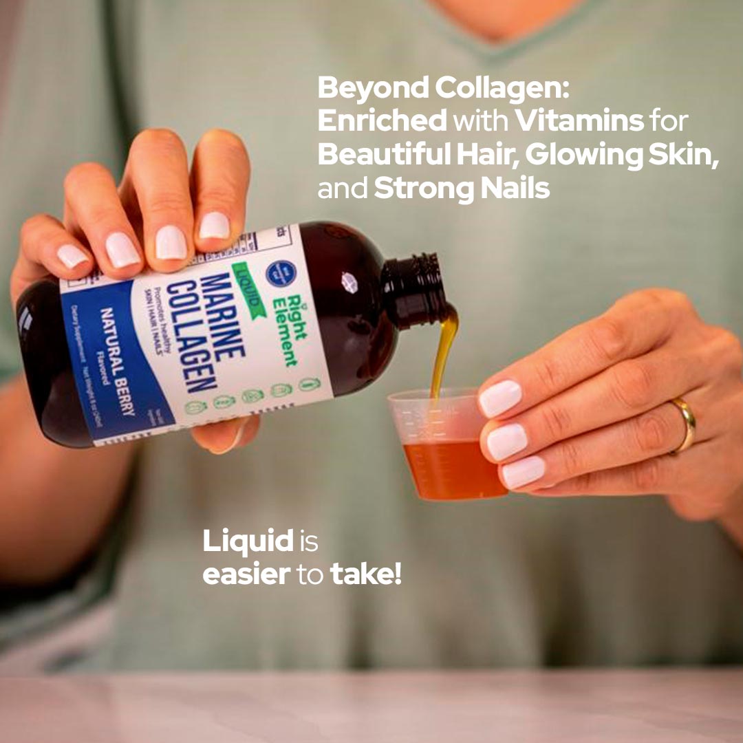 Marine Collagen for Hair Growth, Skin & Nails - Right Element®