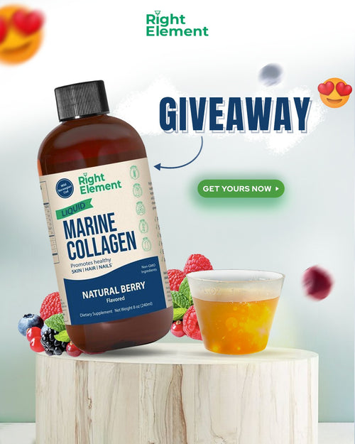 Marine Collagen for Hair Growth, Skin & Nails | Giveaway - Right Element®