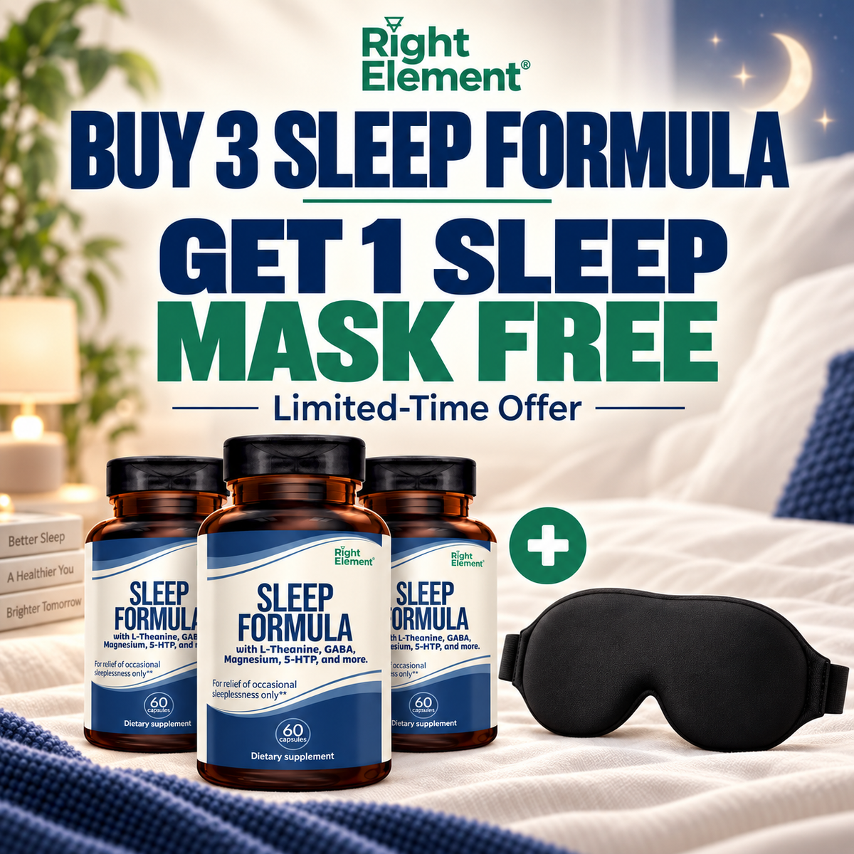 Sleep Mask - Right Element®