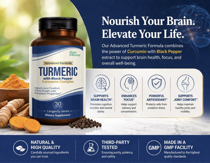 Turmeric with Black Pepper Advanced Formula - Right Element®