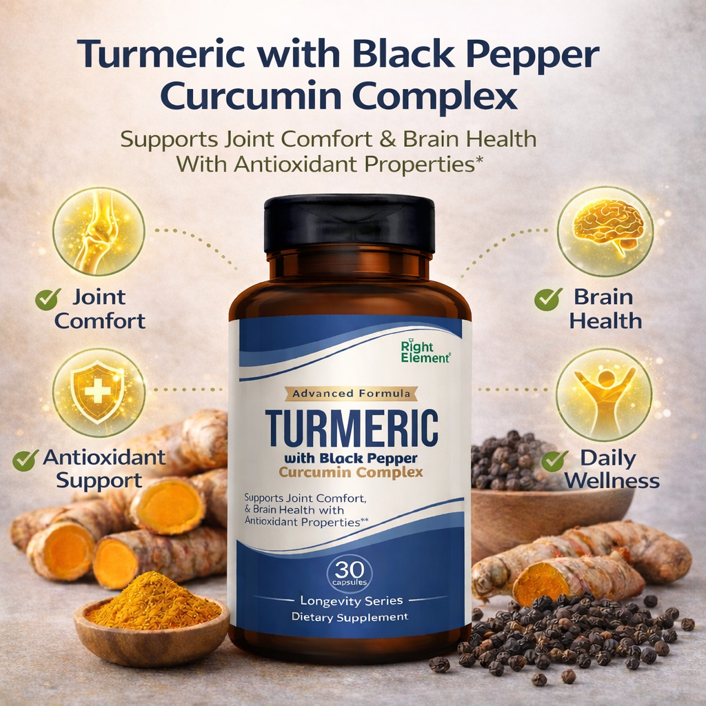 Turmeric with Black Pepper Advanced Formula - Right Element®