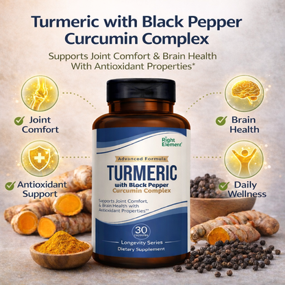 Turmeric with Black Pepper Advanced Formula - Right Element®